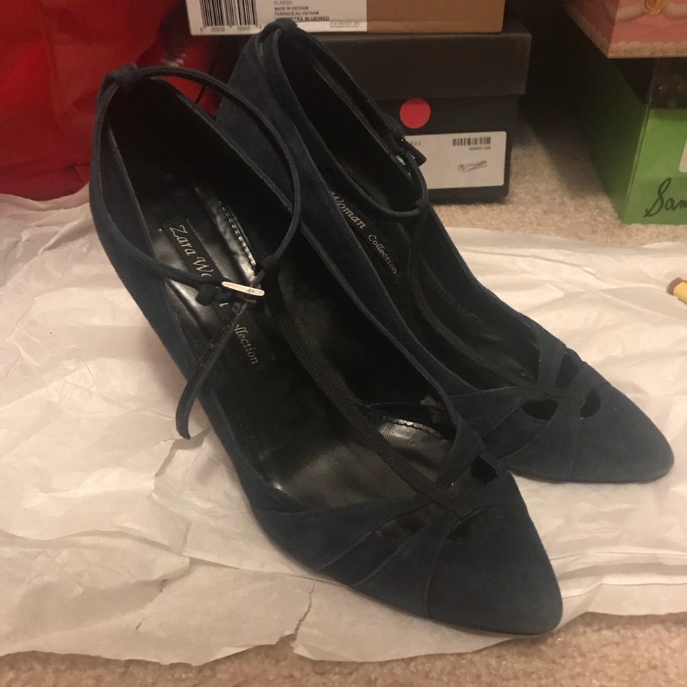 Zara T-strip Heel Shoes
